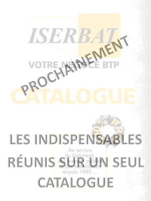 Catalogue des indispensables ISERBAT